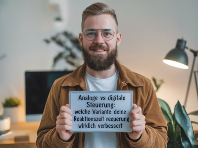 analoge vs. digitale steuerung: welche variante deine reaktionszeit wirklich verbessert