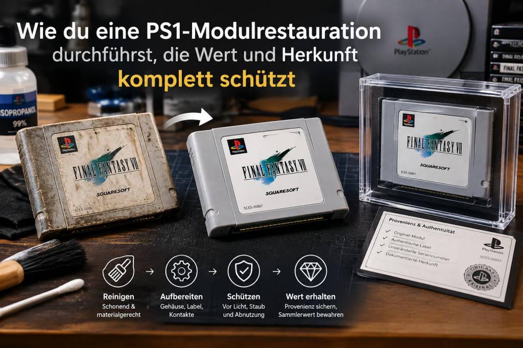 Wie du eine ps1‑modulrestauration durchführst, die wert und provenance komplett schützt