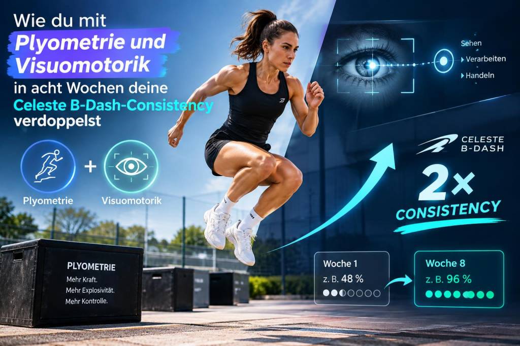 Wie du mit plyometrie und visuomotorik in acht wochen deine celeste b‑dash‑consistency verdoppelst